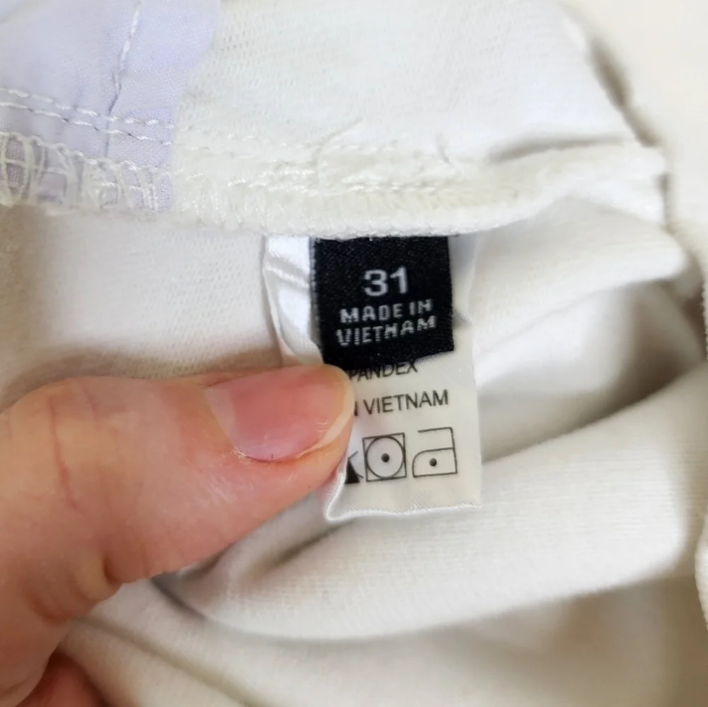 The Nu Vintage White Floral Jeans 31